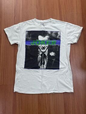 DC Comics Joker Graphic T Shirt White Size Small